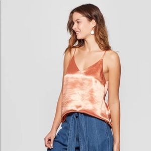 Copper Satin Cami